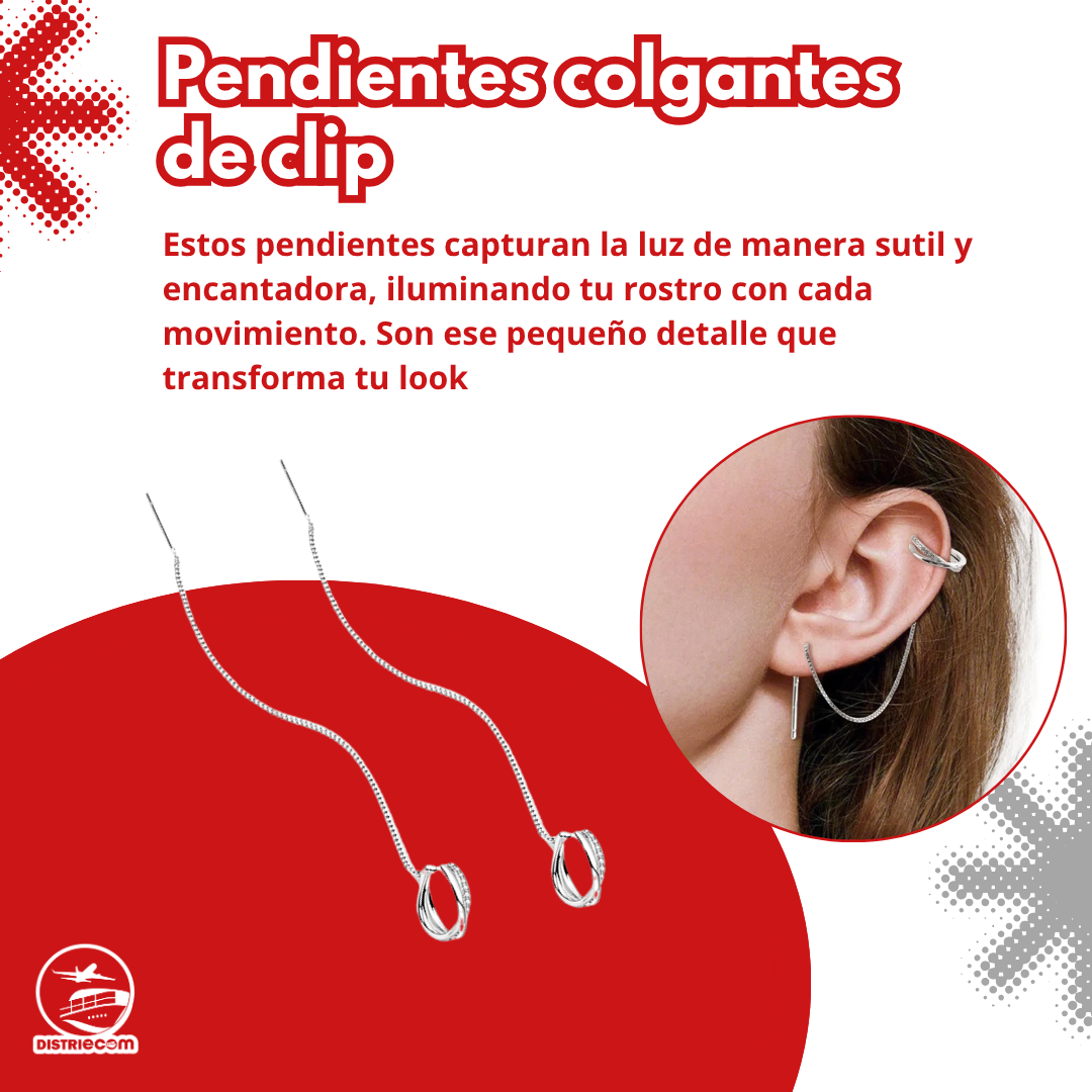 PENDIENTES COLGANTES DE CLIP